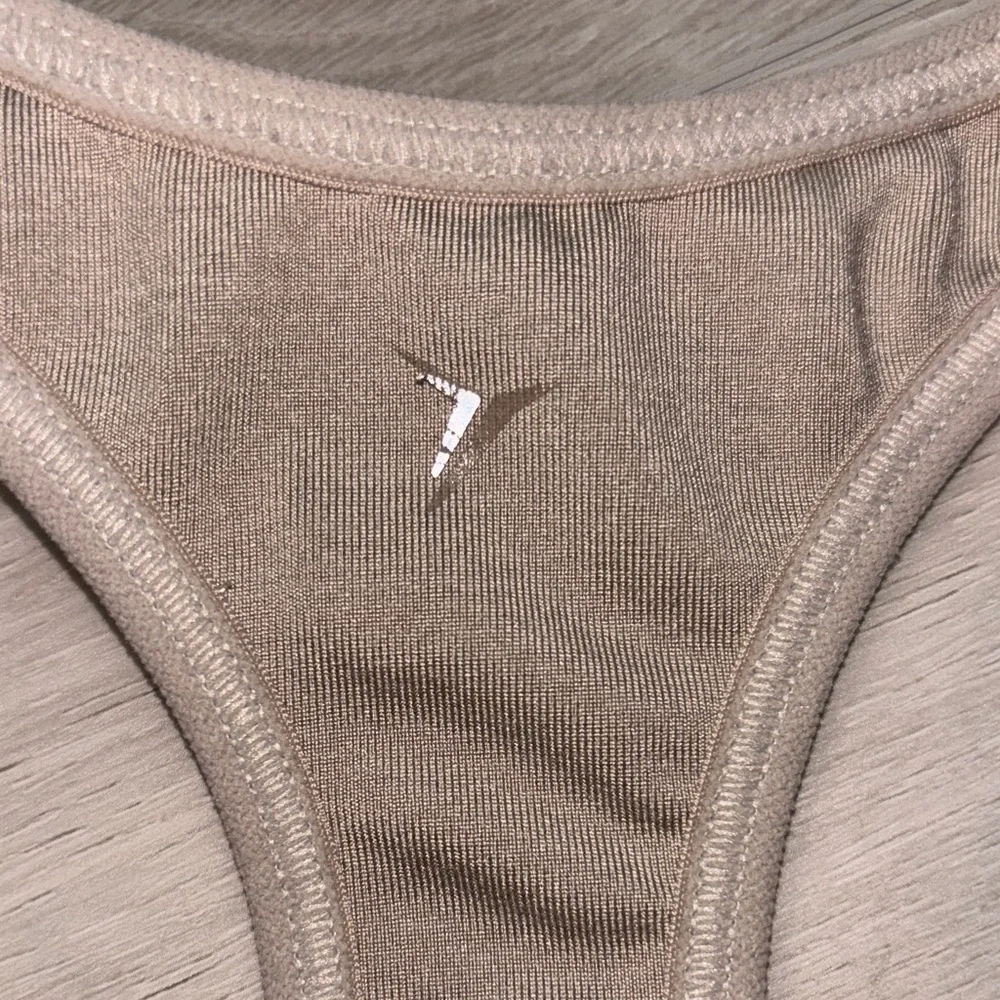 Old Navy Tan and Yellow Sports Bra - Picture 2 of 4